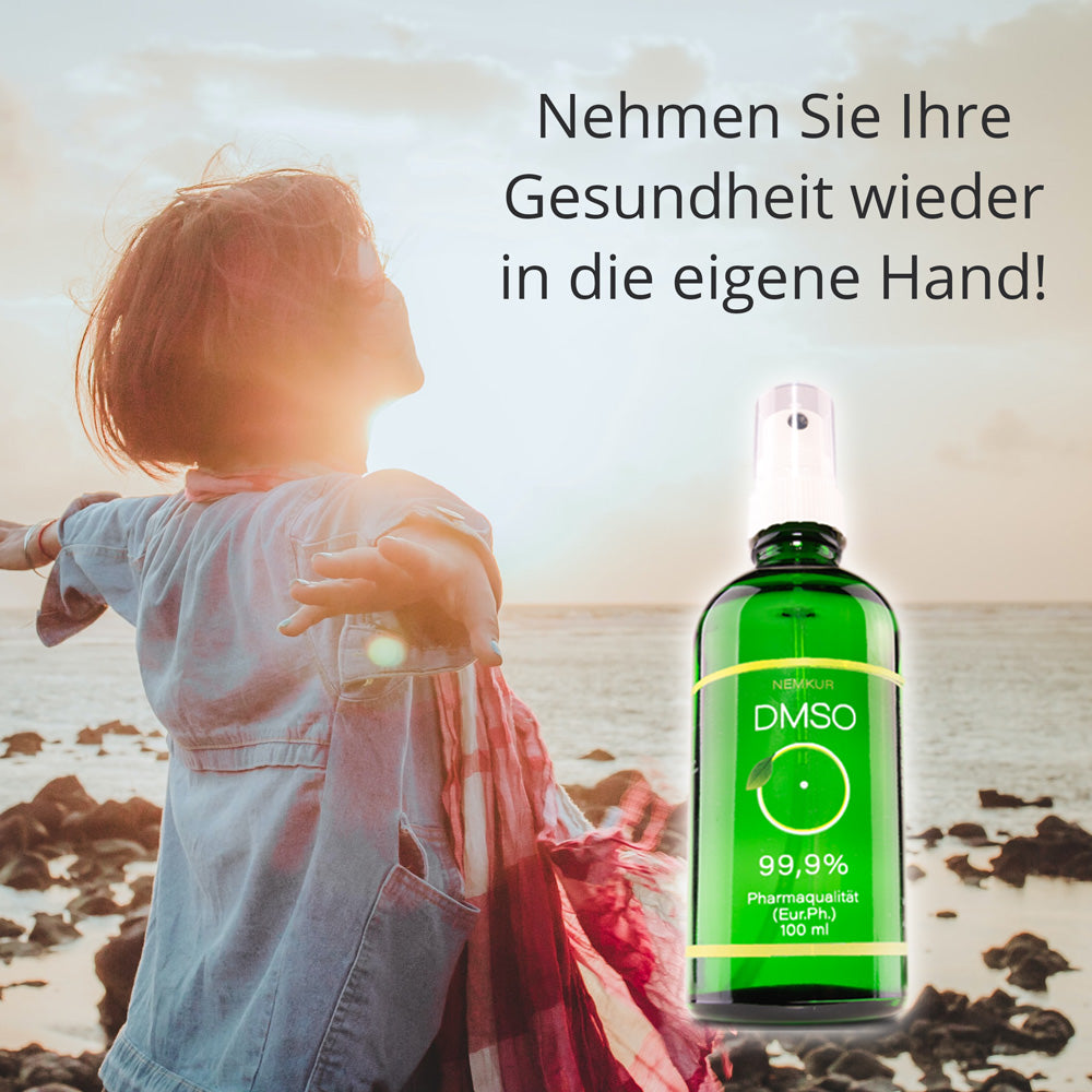 dmso 99,9% 100 ml mit sprühkopf, pinsel, pipette - dimethylsulfoxid - eur. ph. (pharmaqualität)