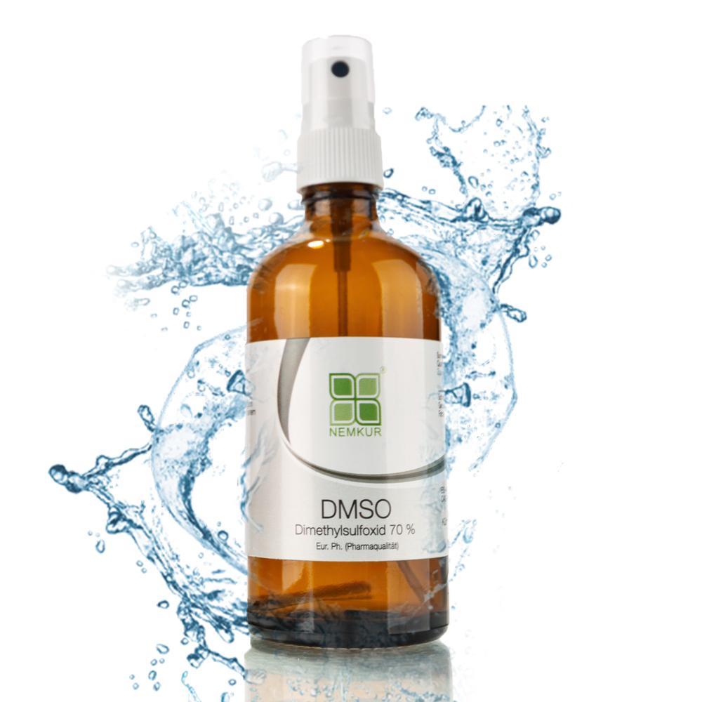 DMSO 70 100 ml mit Sprühkopf, Roll On, Pipette Pharmaqualität herge nemkur