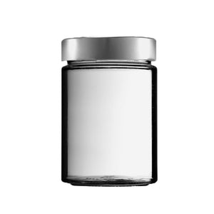 Vorratsglas mit Schraub-Deckel und Etiketten | Einmachglas | Einweckglas | Lebensmittel Aufbewahrung | - nemkur