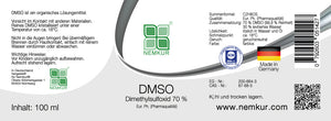 dmso 70/30 100 ml mit sprühkopf, pinsel, pipette - 70% dimethylsulfoxid 30% levitiertes wasser