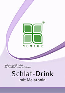 schlaf-drink mit melatonin und aminosäuren