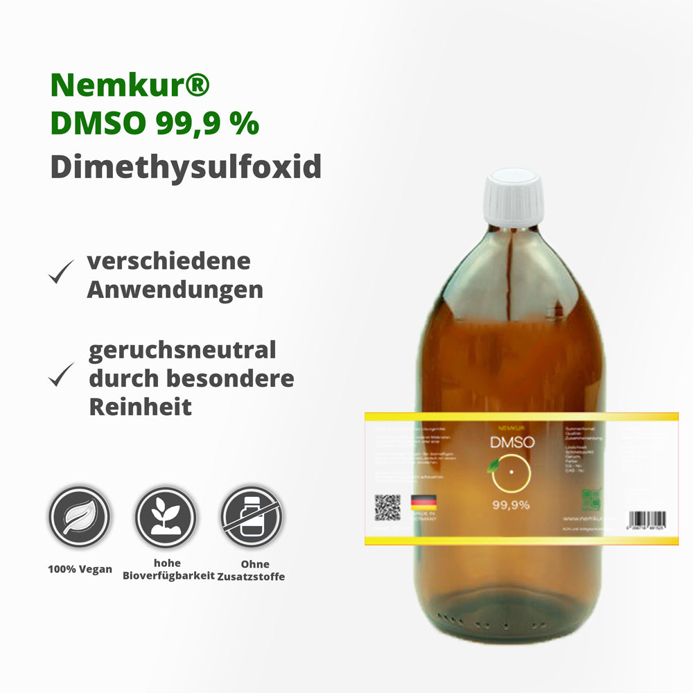 DMSO 99,9% 1 Liter - Dimethylsulfoxid - hohe Reinheit - nemkur